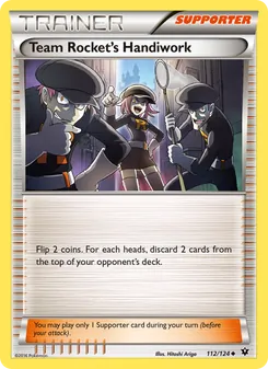 Kaart Team Rocket's Handiwork