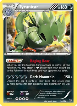 Kaart Tyranitar