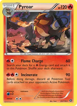 Kaart Pyroar