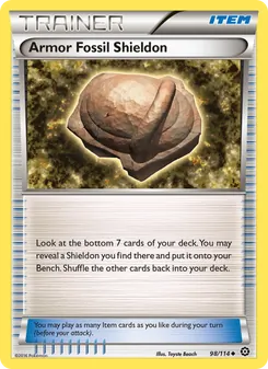 Kaart Armor Fossil Shieldon