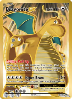 Kaart Dragonite EX