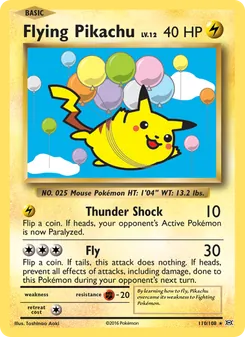 Kaart Flying Pikachu