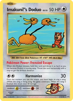 Kaart Imakuni?'s Doduo