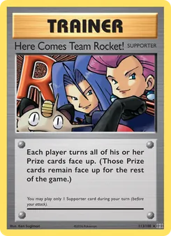 Kaart Here Comes Team Rocket!