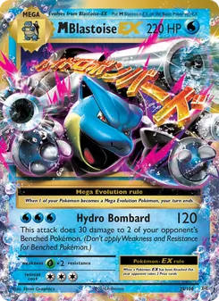Kaart M Blastoise EX