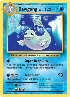 Kaart Dewgong