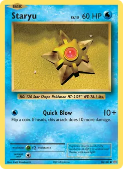 Kaart Staryu