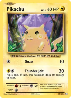 Kaart Pikachu