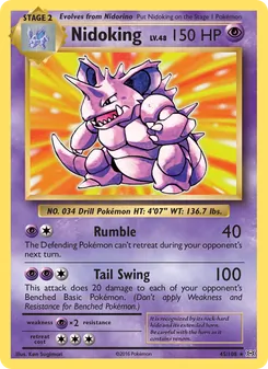 Kaart Nidoking
