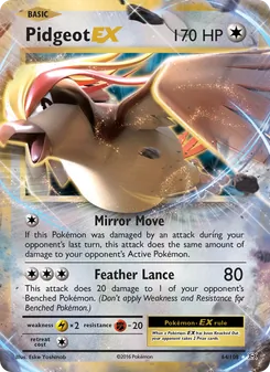Kaart Pidgeot EX