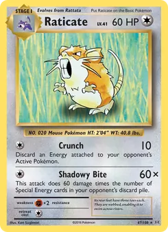 Kaart Raticate