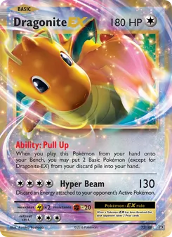 Kaart Dragonite EX