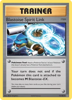 Kaart Blastoise Spirit Link