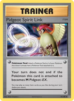 Kaart Pidgeot Spirit Link