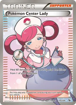 Kaart Pokémon Center Lady