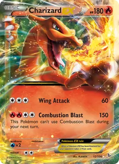 Kaart Charizard EX
