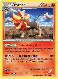 Kaart Pyroar
