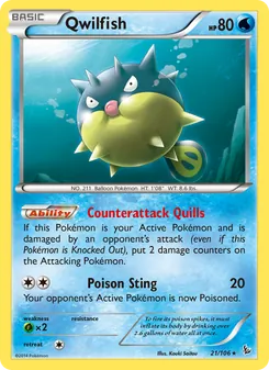 Kaart Qwilfish