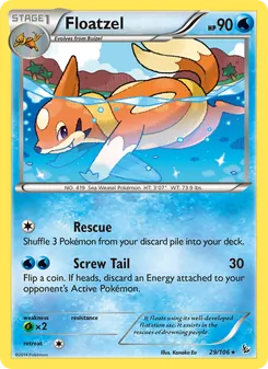 Kaart Floatzel