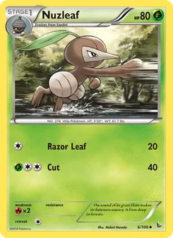 Kaart Nuzleaf