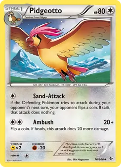 Kaart Pidgeotto