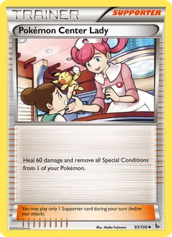 Kaart Pokémon Center Lady