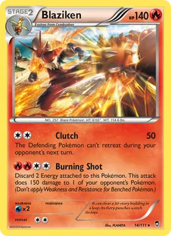 Kaart Blaziken