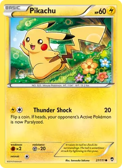 Kaart Pikachu
