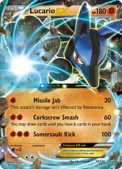 Kaart Lucario EX