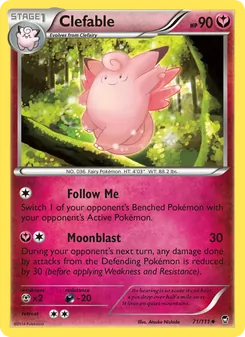 Kaart Clefable