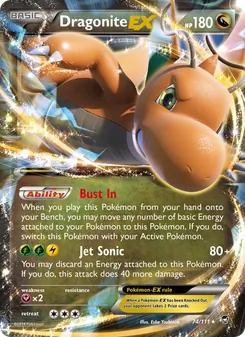 Kaart Dragonite EX