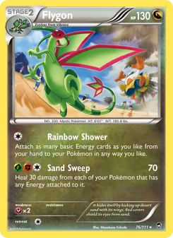 Kaart Flygon