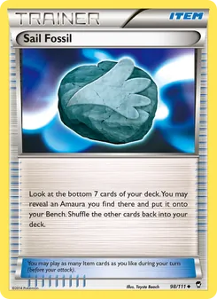 Kaart Sail Fossil
