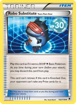 Kaart Robo Substitute Team Flare Gear