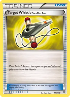 Kaart Target Whistle Team Flare Gear