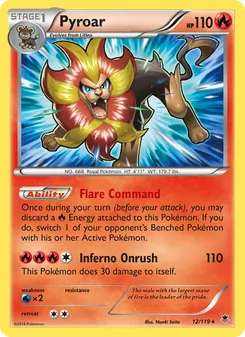 Kaart Pyroar