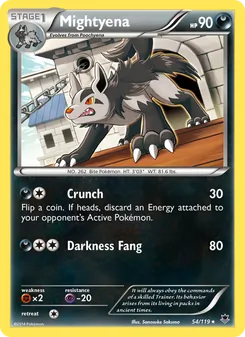 Kaart Mightyena
