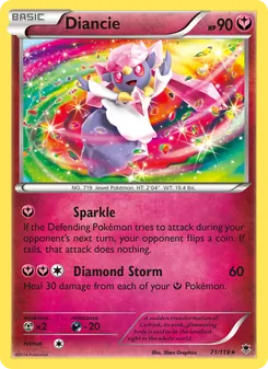 Kaart Diancie