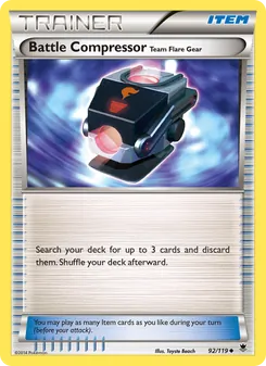 Kaart Battle Compressor Team Flare Gear