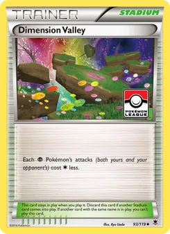 Kaart Dimension Valley