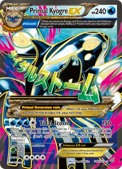 Kaart Primal Kyogre EX