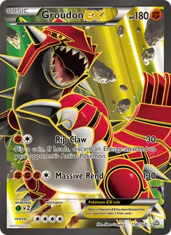 Kaart Groudon EX