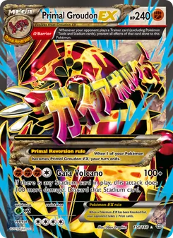 Kaart Primal Groudon EX