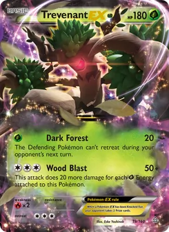 Kaart Trevenant EX