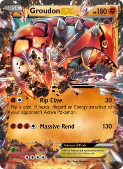 Kaart Groudon EX
