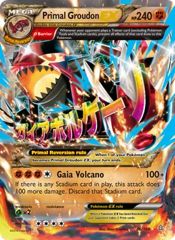 Kaart Primal Groudon EX