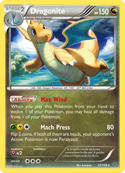 Kaart Dragonite