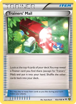 Kaart Trainers' Mail