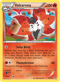 Kaart Volcarona