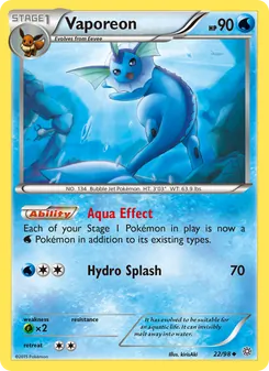 Kaart Vaporeon